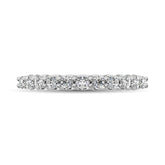 14K White Gold Diamond 1/2 Ct.Tw. 9 Stone Anniversary Band